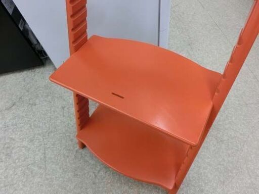 木製ベビーチェア ストッケ トリップトラップ  STOKKE TRIPPTRAPP オレンジ 食事椅子 成長椅子 ハイチェア 札幌市 西野店 トリップトラップ ストッケ ベビーチェア ハイチェア 木製 子供 椅子