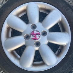 明日、取引希望
155/65/14 ラパンhe22sホイールの画像