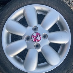 明日、取引希望
155/65/14 ラパンhe22sホイールの画像