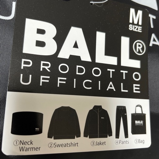 BALL福袋5点セット 黒系 サイズM