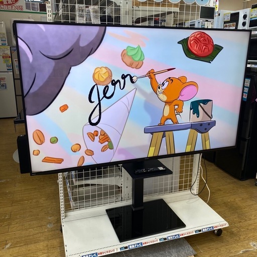 1/19値下げしました?動作良好?2023年製 SHARP 70型液晶テレビ 4T-C70EN1 GoogleTV B-CASカード不