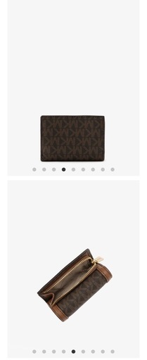 マイケル・コース　MICHAEL KORS OUTLET 財布 JET SET TRAVEL トライフォールド ジップ ウォレット エクストラスモール - MKシグネチャー