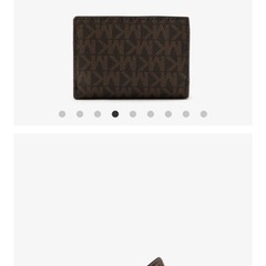 マイケル・コース　MICHAEL KORS OUTLET 財布 JET SET TRAVEL トライフォールド ジップ ウォレット エクストラスモール - MKシグネチャーの画像