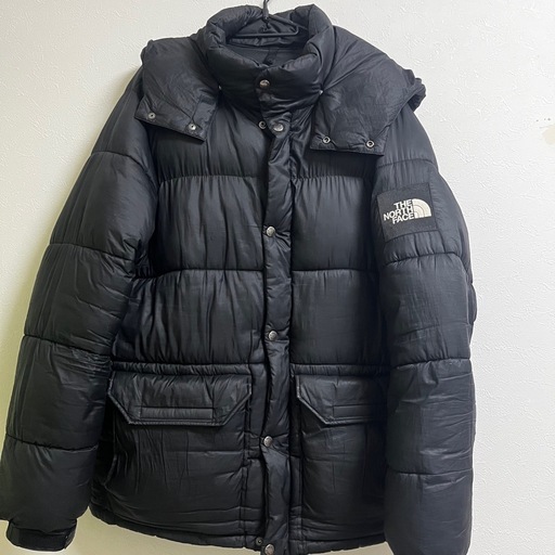 ノースフェイス キャンプシェラショート ダウンジャケット 黒 XL
