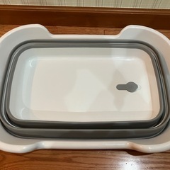 Fkstyle折り畳みバケツ(配水栓付き)の画像