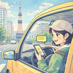 ★時給1,200円　誰でもできるポスティングのお仕事♪　往復の移動時間も時給が発生★の画像