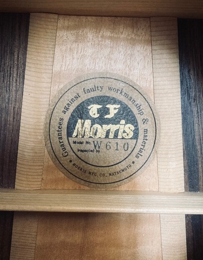 TF Morris W610 縦ロゴ モーリス モーリスWシリーズ、グレードの簡単な