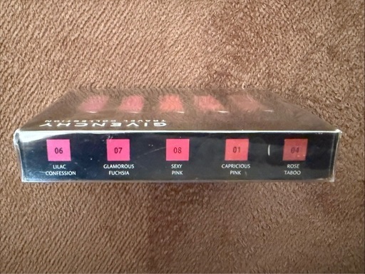 givenchy 5mini gloss interdit グロスセット