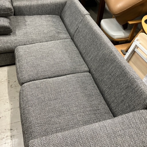 ☆値下げ☆　H2601-147 L字型　カウチソファー2〜3人掛け　中古