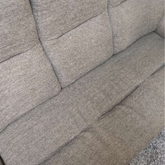 1/18までニトリ 布張り3人掛けソファの画像