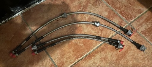 180sx s13 r32用ステンメッシュブレーキホース