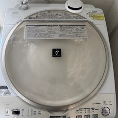 洗濯機乾燥機2012年製SHARP決まりました！の画像