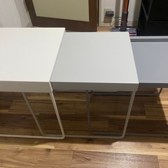 IKEA イケア　GRANBODA ネストテーブル3点セット★中古美品★サイドテーブル
の画像