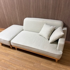 アイリスオーヤマ　2人掛け　2.5人掛け　ソファ  美品
の画像