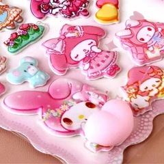 【大人気】サンリオ　おしりシール　もちもち　ドロップシール　3枚セットの画像