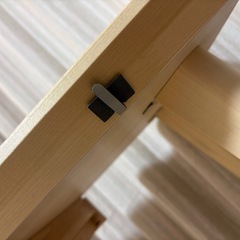 【お話中】IKEA 天然木デスク  リーサボーの画像