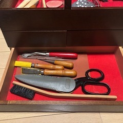 お裁縫箱の画像