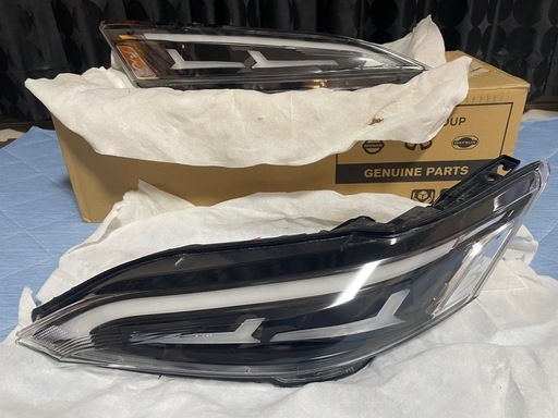 日産セレナ C27前期 コンビネーション 加工ライト ホワイト オレンジ