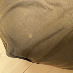 ビーズクッション　ブラウンの画像