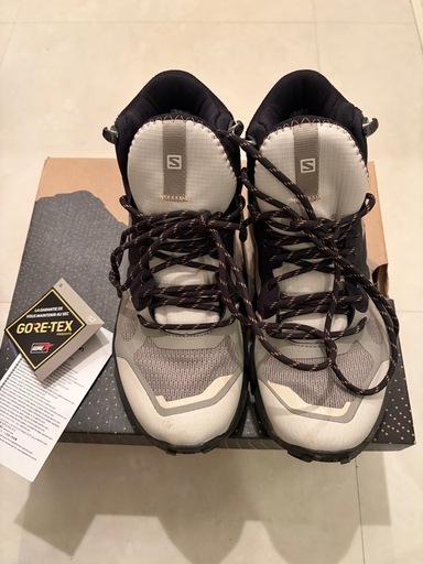 Salomon GORE-TEX 登山靴 グレー/ブラック　22.5センチ