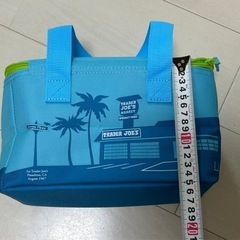 Trader Joe's 保冷バッグ　水色の画像
