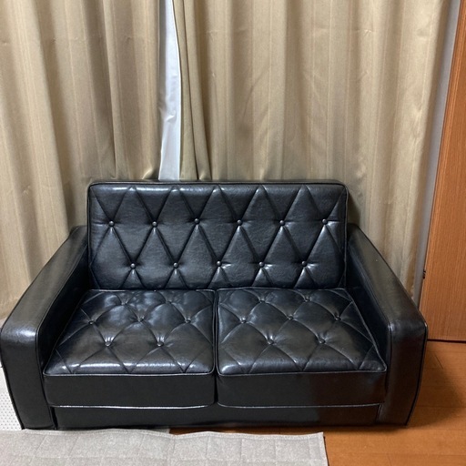 レザーローソファー