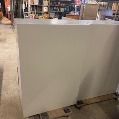 スチールキャビネットセット　書類収納棚 重ねても横並びでもレイアウト自在 1台あたりのサイズ80cm×40cm×高さ120cmの画像