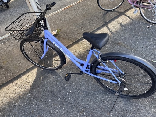 一年しか使っていない自転車