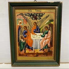 ドイツ製 ハインリッヒ 陶器 絵画 プレート インテリア 壁掛け アンティークの画像