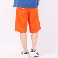 LONSDALE ストレッチ ツイル ワイド ワークパンツ ショートパンツ L サイズの画像