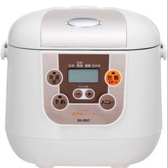 炊飯器 BONABONA ホワイト BK-R60-WH [3.5合 /マイコン]の画像