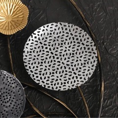 新品⑥♪アイアン　ウォールアート　ウォールデコ　モダンリーフ/サークルの画像