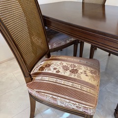 maruni（マルニ）地中海ロイヤル ダイニングテーブル＋チェア4脚 セットの画像