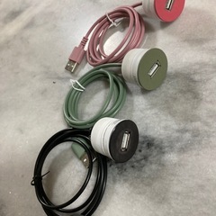 埋込式USBケーブル⭐︎ブラックの画像