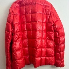 タトラスダウンジャケット赤の画像