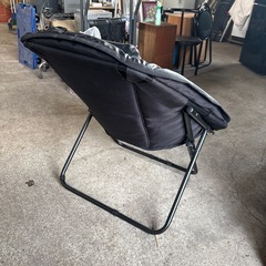 レザー張り1人掛けソファーの画像