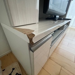 【締切間近】ニトリ　テレビボード(フレージュ160TV WH)の画像