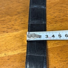 dunhill ダンヒル 黒 ベルト ワニ革 クロコ レトロ 昭和レトロの画像