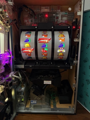 ファンキージャグラー　コイン不要機・コイン(500枚程)付き