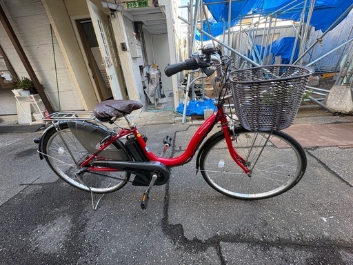 リサイクル自転車(2508-15) 電動アシスト自転車(ﾊﾟﾅｿﾆｯｸ) 12Ah 20ｲﾝﾁ ビビ・L・20・押し歩き パナソニック(Panasonic) 電動自転車・電動