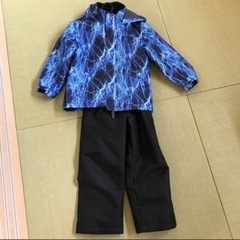 男児上下スキーウェア　130cmの画像