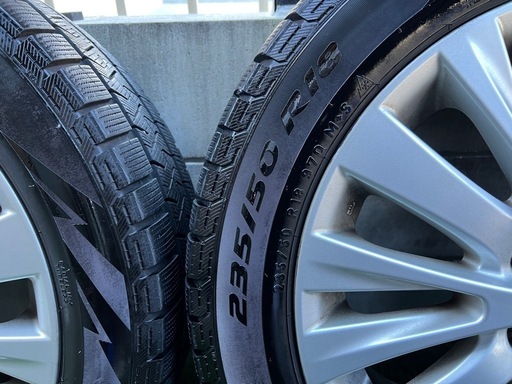 20アルファード　純正アルミ、スタッドレスタイヤ 、PIRELLI（ピレリ）