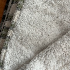 ブランケット　もこもこ　ふわふわ　グリーンの画像