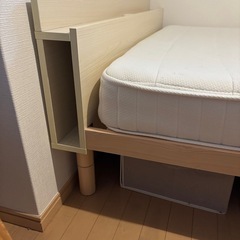 セミダブル　ベッド　マットレスの画像