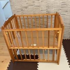 お取引き中ミニサイズのベビーベッド の画像