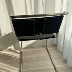 ※超美品※ ミニマル レザー アイアン 椅子 チェア の画像