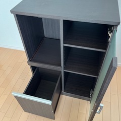 【決定済】ニトリ　ブラウン　食器棚の画像