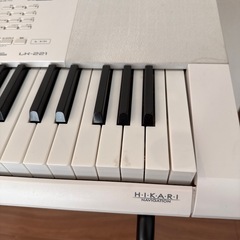 カシオ　ヒカリナビゲーションLK-221 キーボード　の画像
