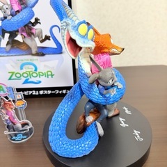 ズートピア2 ハッピーくじ　A賞　ポスターフィギュア アクリルスタンドの画像