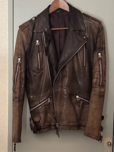 custom culture 本革　ライダース　羊　ラムレザー